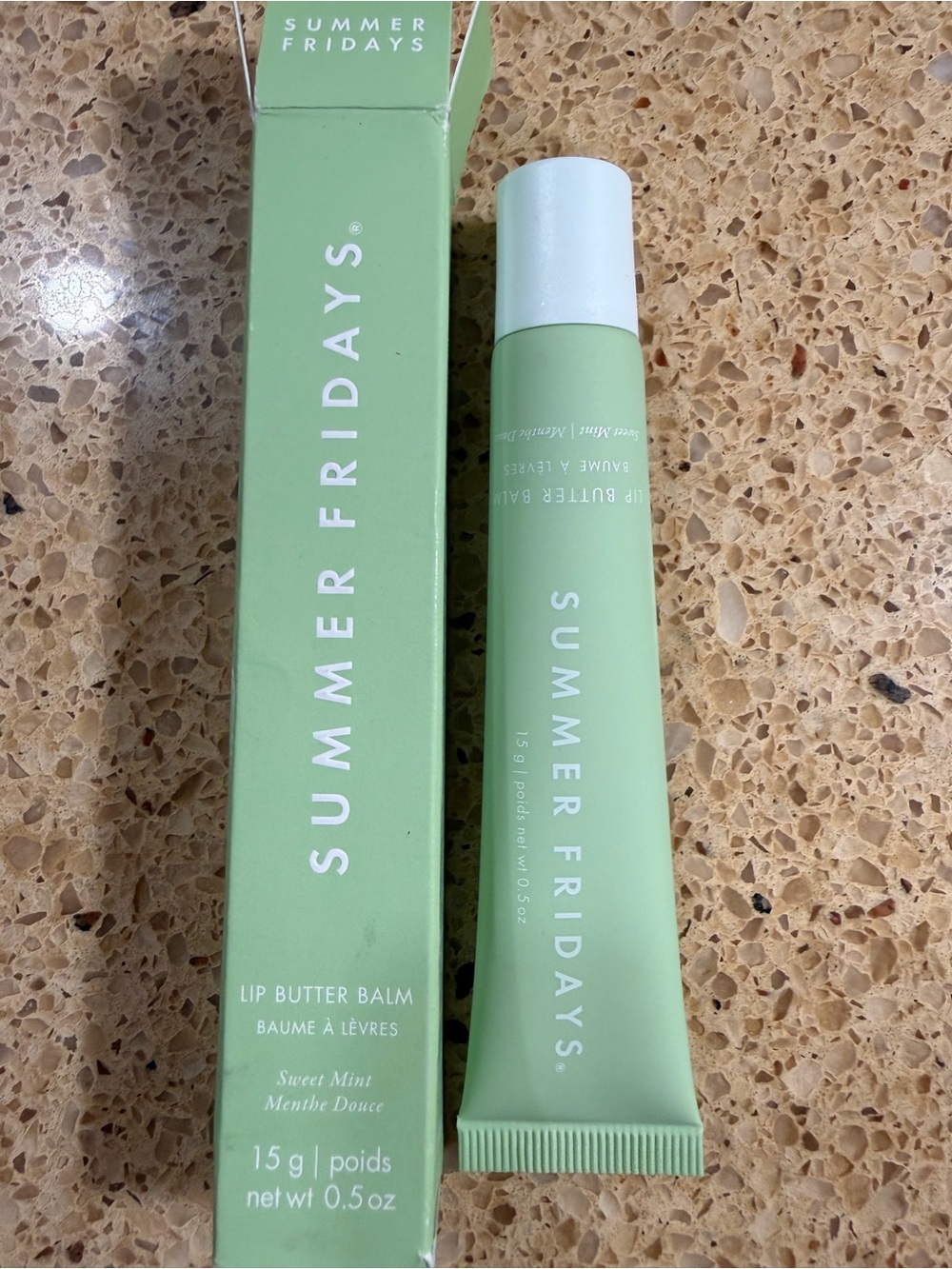 Summer Fridays Sweet Mint Lip Butter Balm — Mint Green